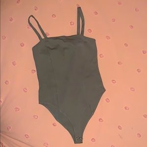 Army green body suit